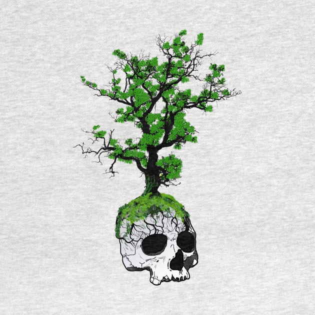 Tree Skull Summer by Harley Warren